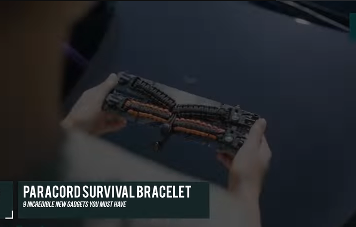 Image of Paracord Survival Bracelet.