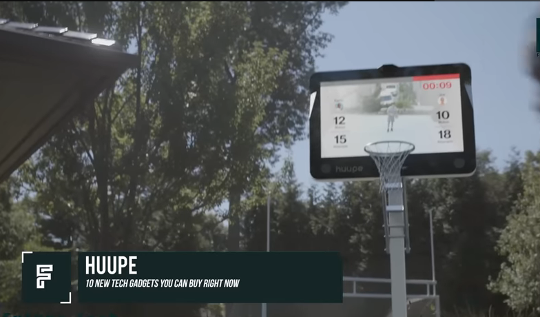 Huupe slim basketball hoop.