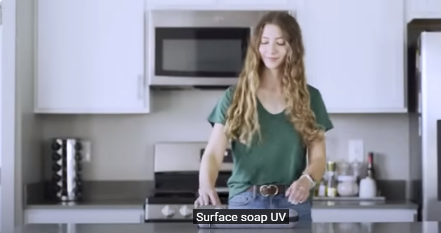 SurfaceSoap UV-reiniger.